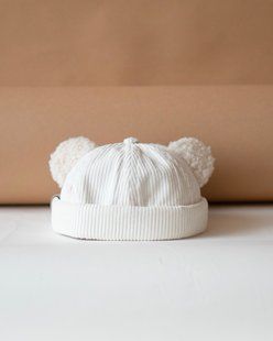 Вельветовий докер з вушками Teddy (Білий) DVT-WHT-4245-5254 фото