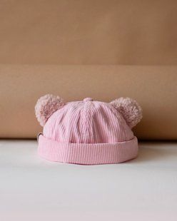 Вельветовий докер з вушками Teddy (Рожевий) DVT-PNK-4245-5254 фото