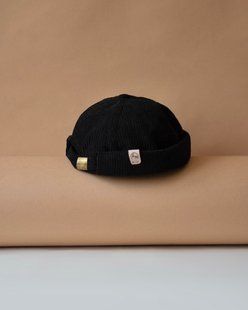 Вельветовий докер RM Velvet Minimal (Чорний) RVM-BLK-4245-5254 фото